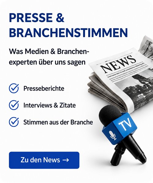 Presse & Branchenstimen - Was Medien & Branchenexperten über uns sagen 