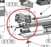 Querschneidvorrichtung komplett ZB/ZBV -10 (1 Stück...