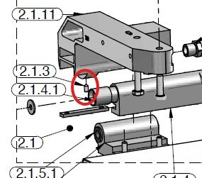 Stift DIN 914 M 6x 12 (1 Stück von 1) 04245  - AVOLA Ersatzteile