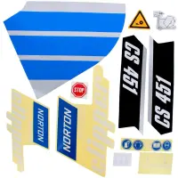 NORTON CLIPPER Ersatzteile - CS451 Petrol Aufkleber kit...