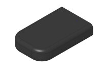 Abschlußkappe schwarz PVC 15 x 3 x 30 lang, s=1,6mm...