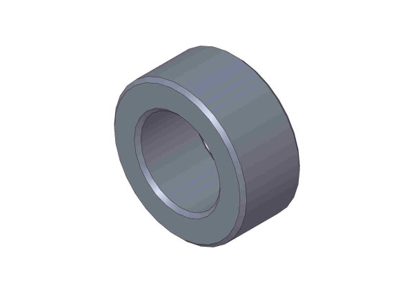 Distanzbuchse, 20 x 4 x 9 mm, mit Fase 0,5 x 45°, verzinkt (TSV, KKV) 33100001 - PROBST Ersatzteile