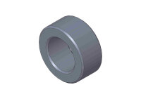Distanzbuchse, 20 x 4 x 9 mm, mit Fase 0,5 x 45°,...