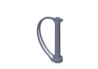 Rohrklappstecker 8 mm, B=70, C=35 20540040 - PROBST...