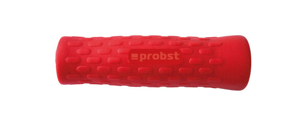 PROBST Ersatzteile Kunststoff-Handgriff für 1/2-Rohr rot, 90 mm lang genoppt, 2x Prägung probst 21600005