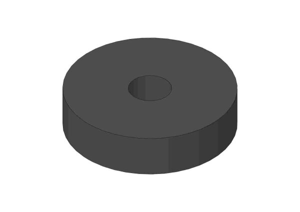 Gummischlauchring Ø40 x Ø10 x 40 mm EPDM schwarz, 50 Shore 21070138 - PROBST Ersatzteile