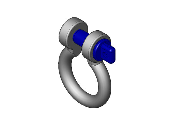 Schäkel, hochfest geschweisst, mit Augbolzen, 5/16 0,75 t 21030006 - PROBST Ersatzteile