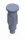 Federriegel Typ EGKA M12 - Dm 8 - 8 Hub Betätigungsknopf Metall Arretierbar 20540052 - PROBST Ersatzteile