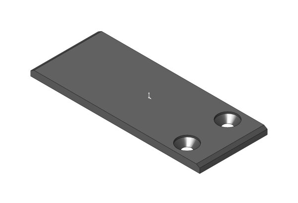 PE-Gleitführung f. beweglichen Backen an HVZ - ECO (4 x 40 x 100) 36400340 - PROBST Ersatzteile