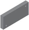 Auflage PE hell zu WEZ-06 15x55x130 gebohrt für 2xM6 Senkschraube Lochabst. 100 - diagonal 36410241 - PROBST Ersatzteile