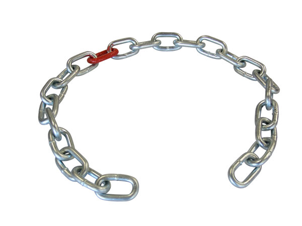Kette DIN 5685, 6 x 24 ~ 552 lang (23 Glieder), HVZ-uni (10.-Glied rot markieren) 21000179 - PROBST Ersatzteile