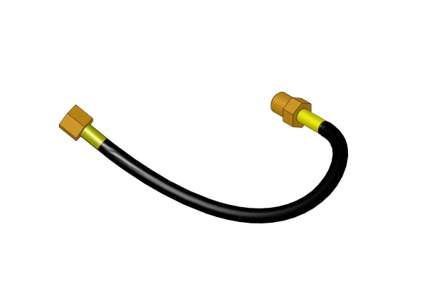 Verb.-Schlauch von Pumpe zur Drehdurchf. WG-Schlauch 8/1x450- Arm 3/8 a/DKOL 10 28000022 - PROBST Ersatzteile