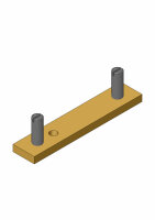 Nutstein, 20 x 6 x 101, mit Gewindestift 2 x M8 x 25,...