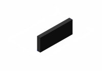 GMT Gummischiene, 60 x 15 x 150 mm, mit 2 Gew. M8,...