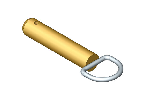 Bolzen mit Halbring BH20095 Ø20 Lochabst. 82 L=95 Bohr. Ø5,5 VRB-1 30320050 - PROBST Ersatzteile