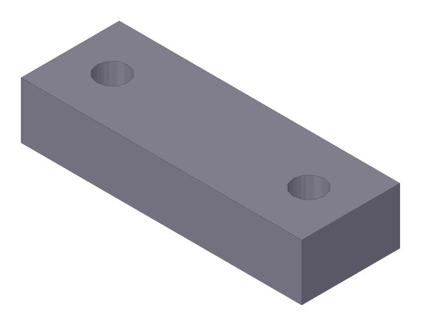 PE-Auflage für Aufhängung an HVZ - ECO (20 x 35 x 100) 36400349 - PROBST Ersatzteile