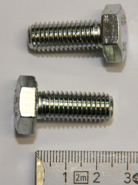 Sechskantschraube DIN 933 / EN 24017 M10 x 25 - 8.8 verzinkt 20000017 - PROBST Ersatzteile