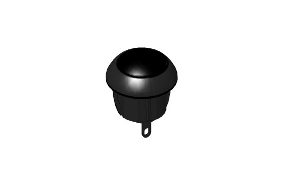Druckschalter schwarz (tastend) 24110100 - PROBST Ersatzteile