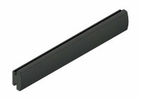 Profil-Gummi-Leiste PGL3/R62, 350 mm lang, schwarz, 2...
