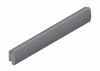 Profil-Gummi-Leiste PGL3/R55 350 mm lang, GRAU, 2 Kerben...