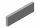 PROBST Ersatzteile GMT Gummischiene, 60 x 15 x 200 mm, GRAU, mit 2 Gew. M8  36330110