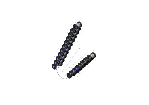 Einfache Rollenkette 1 x 17 x 685 mm (27 Glieder, 16B-1) 21000265 - PROBST Ersatzteile