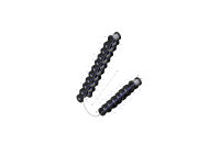 Einfache Rollenkette 1 x 17 x 685 mm (27 Glieder, 16B-1)...