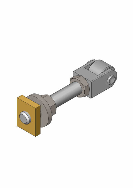 HVZ-Positionsadapter 120 mm mit Gabelkopf und Rolle Ø28 HVZ-PAR 41401020 - PROBST Ersatzteile