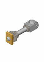 HVZ-Positionsadapter 120 mm mit Gabelkopf und Rolle...