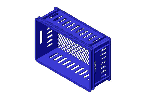 PROBST Einlegekorb für DEZ Kunststoff HDPE Maße 600x400x220 45100037 - PROBST Ersatzteile
