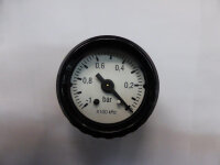 Einbaumanometer -1/0 bar, G 1/8 MS, inkl. Klemmring LHQ...