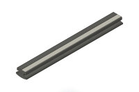 Profil-Gummi-Leiste PGL2/R62, 720 mm lang, schwarz, 1...