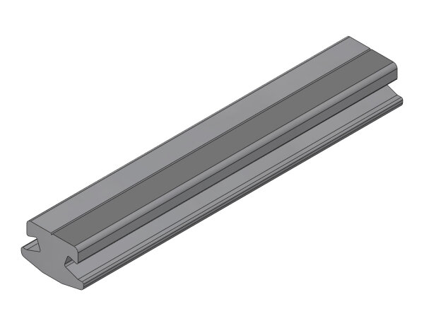Profil-Gummi-Leiste PGL2/R55 420 mm lang, grau, 1 Kerbe 36370053 - PROBST Ersatzteile