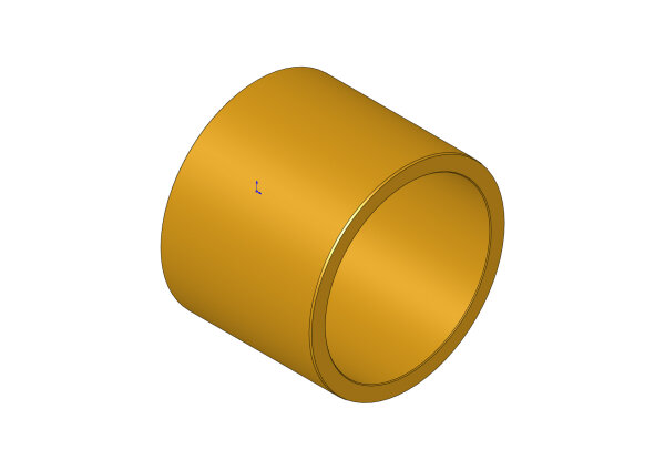 Bronze-Buchse Gleitlager Di 65,3 x Da 74,9r7 x 60 lg CuSn7ZnPb (RG7) 21400055 - PROBST Ersatzteile