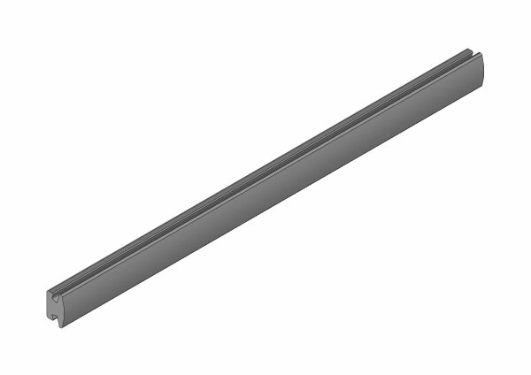 Profil-Gummi-Leiste PGL2/R55 1200 mm lang, grau, 1 Kerbe 36370057 - PROBST Ersatzteile