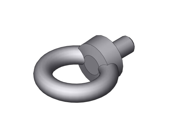 Ringschraube DIN 580 M10, C15 verzinkt Gewindelänge 17 mm 20080005 - PROBST Ersatzteile