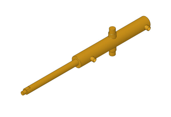 HD-Zylinder 40/25-250 Hub EBM 260 ,EL=210, mit Schwenkzapfenaufhängung Ø25 22200089 - PROBST Ersatzteile