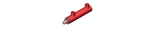 HD-Zylinder 25/16-71 Hub EBM 186, G1/4, 210 bar 22210041 - PROBST Ersatzteile
