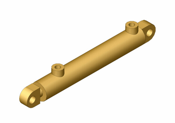 HD-Zylinder 40/25-200 Hub EBM 380 G3/8 ohne Pr.Rohr Durchmesser Zyl.augen 20,2mm 22200090 - PROBST Ersatzteile