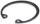 HUSQVARNA Construction Ersatzteil Circlips I 735313010